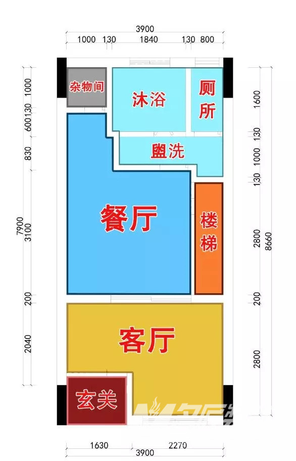 日式风格装修-布局图